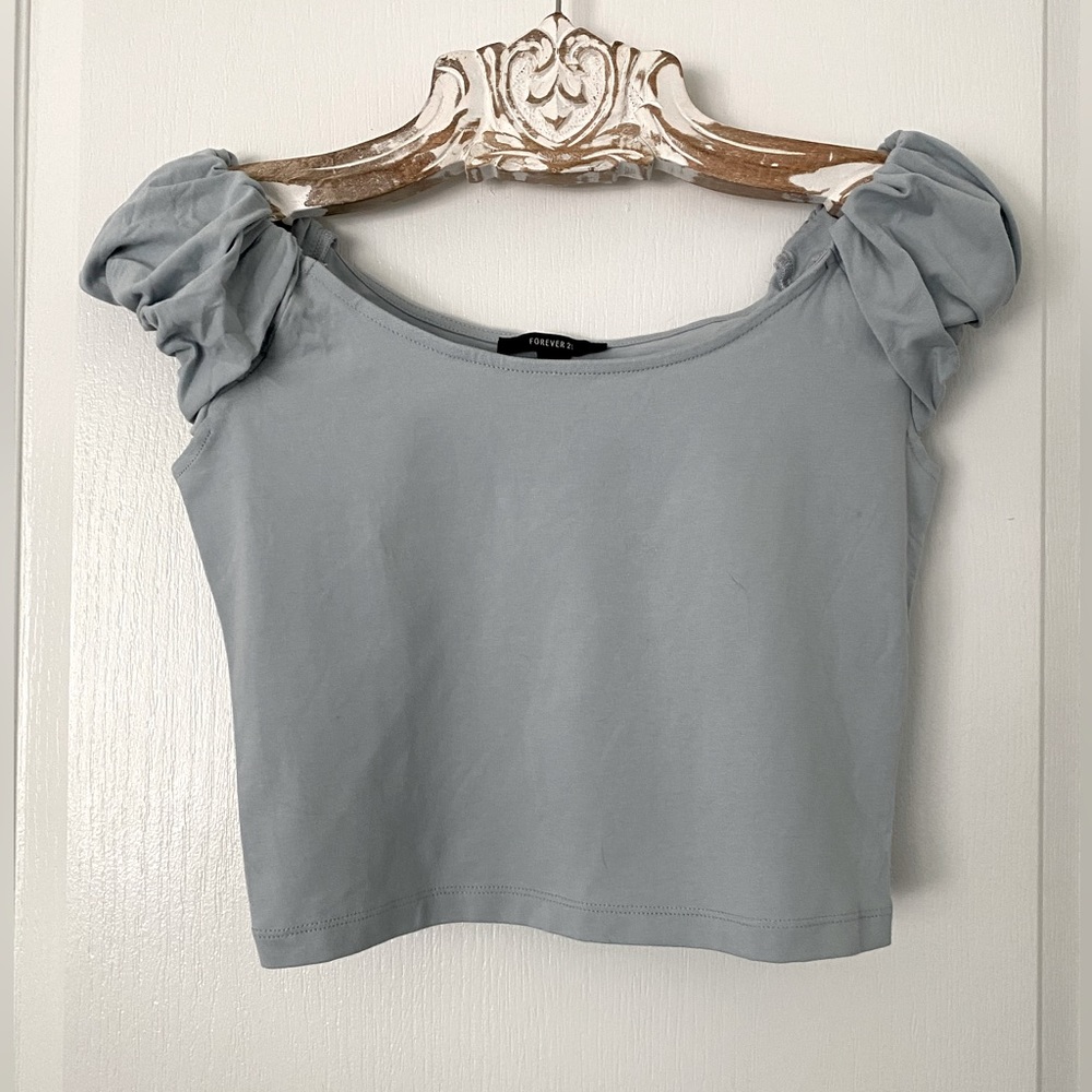 Forever 21 crop top. Sage green, size M